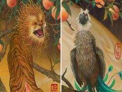 《怪獸與葛林戴華德》中國風海報美哭了　6圖組合成新亮點…網讚：根本山海經