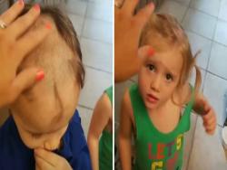 小男孩拿電動剪髮器幫自己和弟妹理髮　媽媽看到「半完成品」哭笑不得