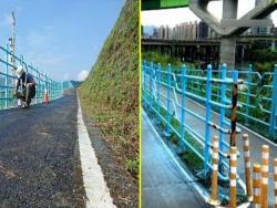 臉丟到國外？日本遊客見欄杆噴漆：「這施工水準在日本秒GG」高管處出手…施工也太隨便了！ 