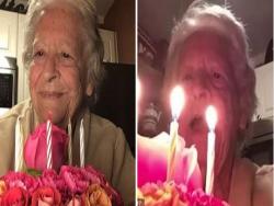 祝我生日快樂！88歲嬤隔離「自己一個人慶生」　她超樂觀：我一點都不孤單