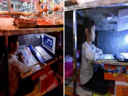 7歲女孩陪父母菜市場擺攤　每天「躲在滷味底下讀書」網大讚：未來可期！