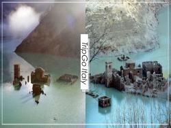 想朝聖！　義大利「湖底小鎮」明年重見天日　水抽掉才能參觀：上次開放是26年前